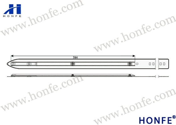 Band GS900 Rechts-Links-Länge 2382mm der Sulzer-Webstuhl-Ersatzteil-Breiten-140