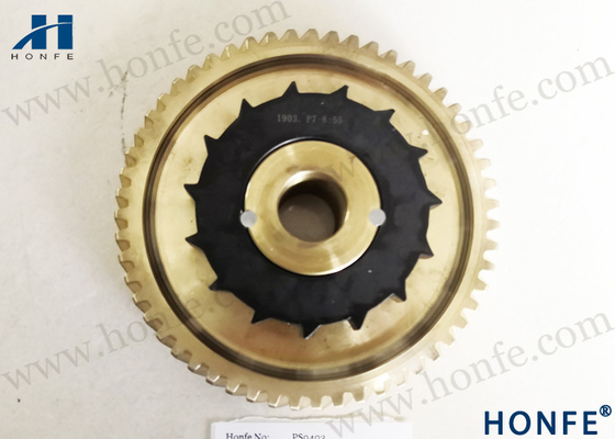 Globoid spinnender Webstuhl-Ersatzteile des Schneckenrad-912510114 für Sulzer P7100